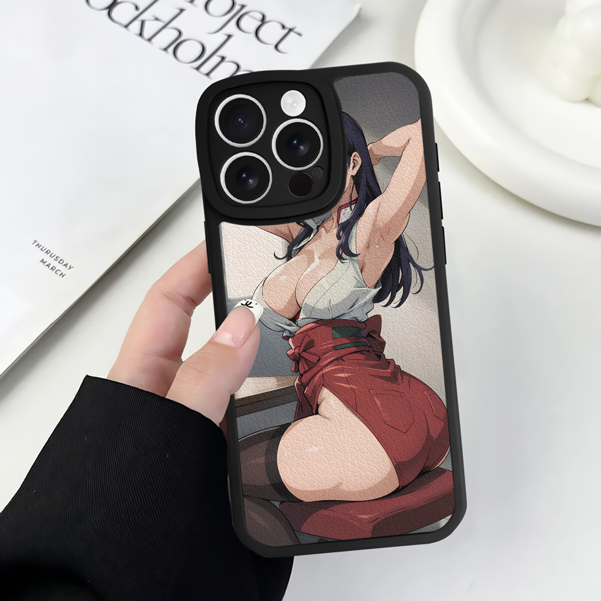 （画像用） EVA 新世紀エヴァンゲリオン 【iPhone 16シリーズ対応】シリコンスマホケース（レザー調） 材質：シリコン